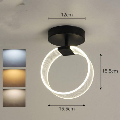 Creative Light Luxury Net Red Line Guide Ceiling Porch Lamp - Rankz 