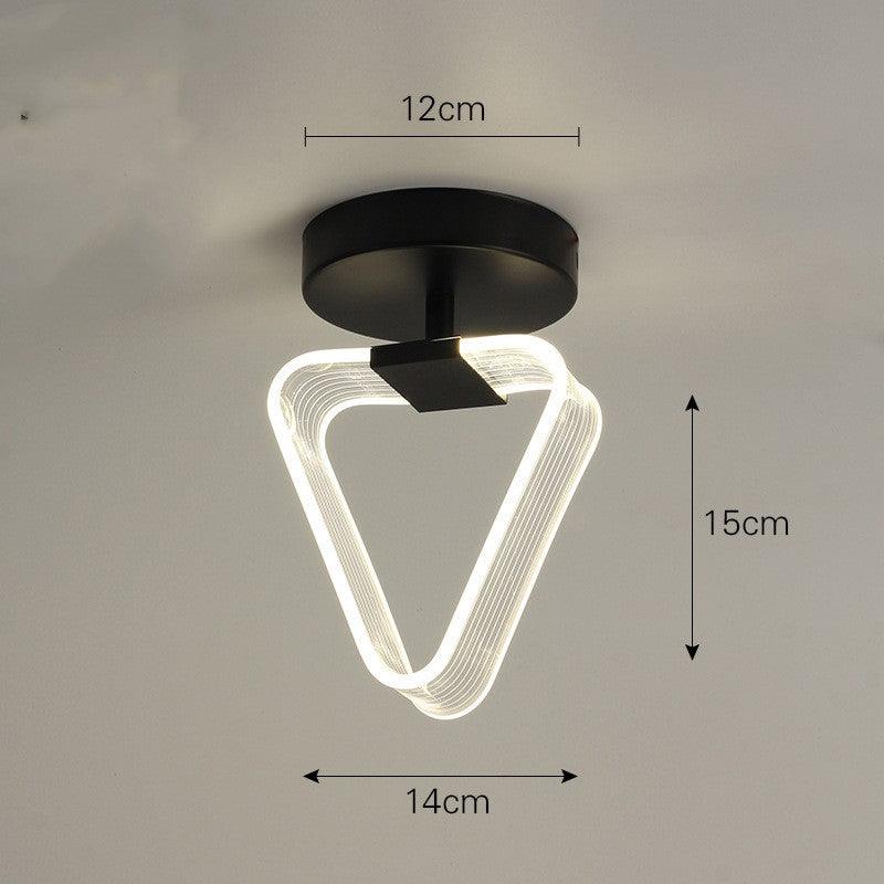 Creative Light Luxury Net Red Line Guide Ceiling Porch Lamp - Rankz 
