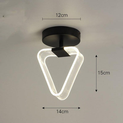 Creative Light Luxury Net Red Line Guide Ceiling Porch Lamp - Rankz 