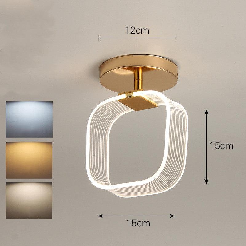 Creative Light Luxury Net Red Line Guide Ceiling Porch Lamp - Rankz 