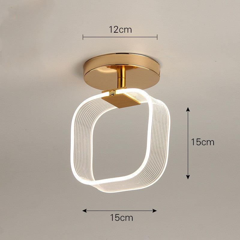 Creative Light Luxury Net Red Line Guide Ceiling Porch Lamp - Rankz 