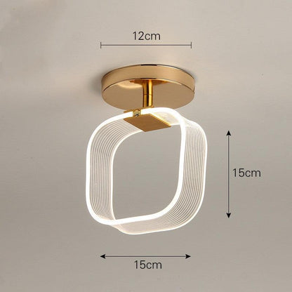 Creative Light Luxury Net Red Line Guide Ceiling Porch Lamp - Rankz 