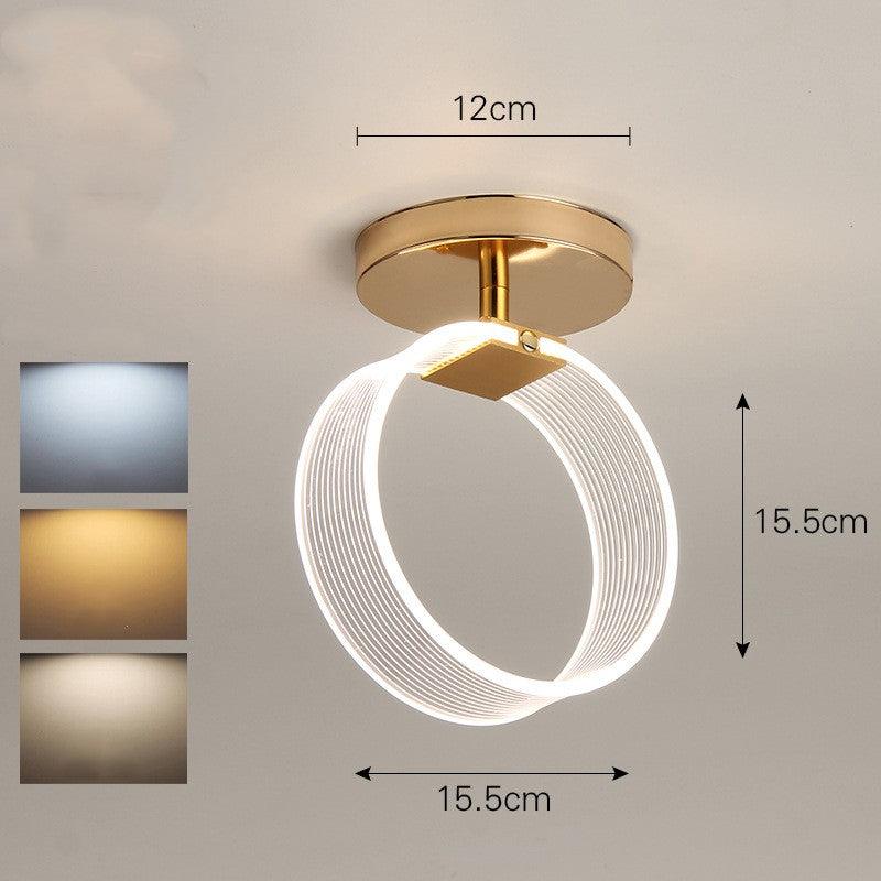 Creative Light Luxury Net Red Line Guide Ceiling Porch Lamp - Rankz 