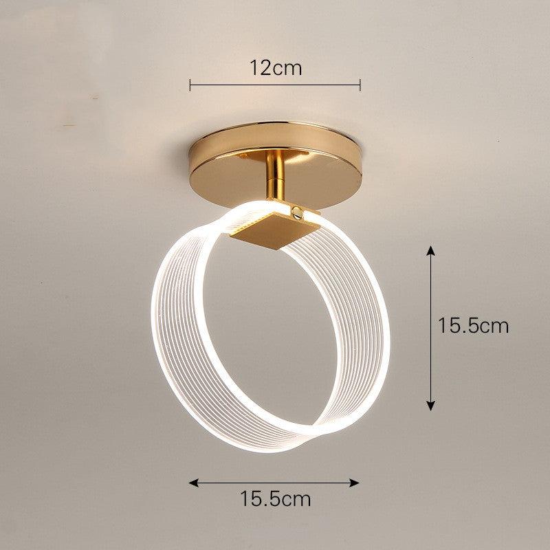 Creative Light Luxury Net Red Line Guide Ceiling Porch Lamp - Rankz 