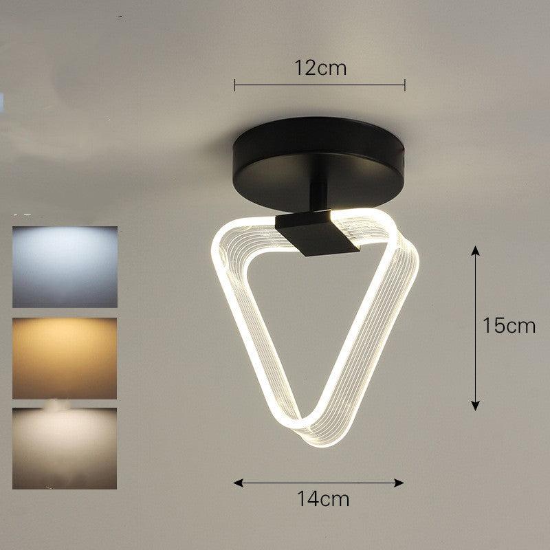 Creative Light Luxury Net Red Line Guide Ceiling Porch Lamp - Rankz 