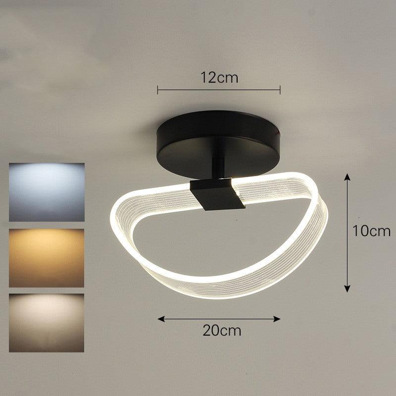 Creative Light Luxury Net Red Line Guide Ceiling Porch Lamp - Rankz 