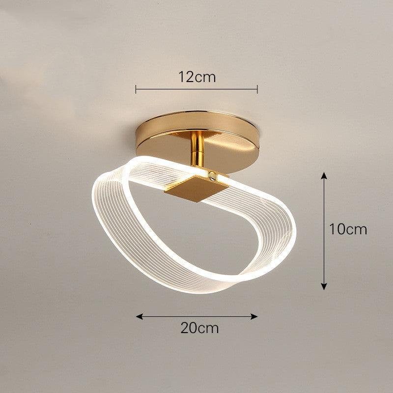 Creative Light Luxury Net Red Line Guide Ceiling Porch Lamp - Rankz 
