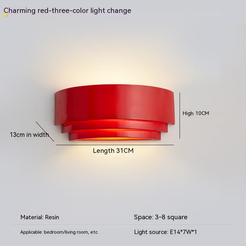 Minimalist Bedroom Bedside Wall Lamp Creative Nordic Led Stairs Corridor Aisle Balcony Light - Rankz 