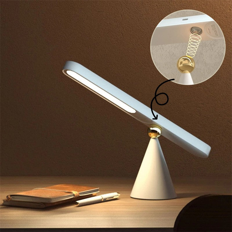 Reading Table Lamp Creative Geometric Desk Lamp Wireless Wall Lamp Multifunctional Magnetic Suction Small Night Light - Rankz 