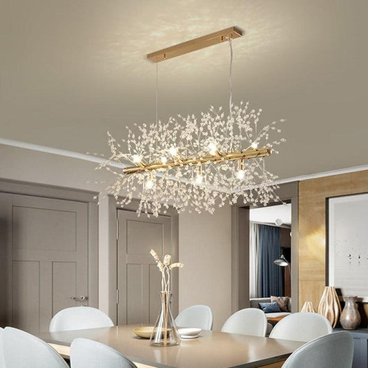 Dandelion Crystal Chandelier Restaurant Bedroom Clothing Shop Lighting - Rankz 