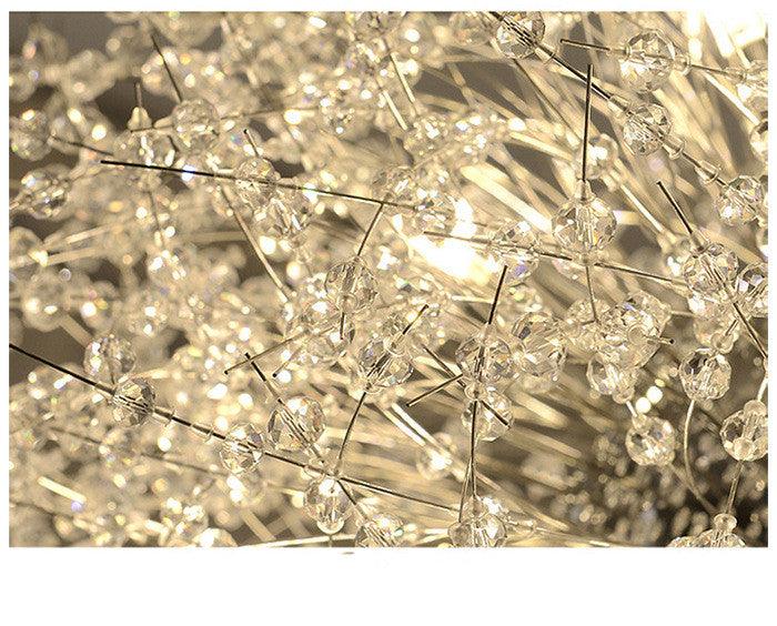 Dandelion Crystal Chandelier Restaurant Bedroom Clothing Shop Lighting - Rankz 