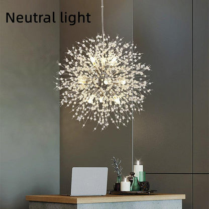 Dandelion Crystal Chandelier Restaurant Bedroom Clothing Shop Lighting - Rankz 