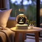 Crystal Ball Cosmic Dinosaur Indoor Night Light USB Power Warm Bedside Light Birthday Gift Night Lamp - Rankz 