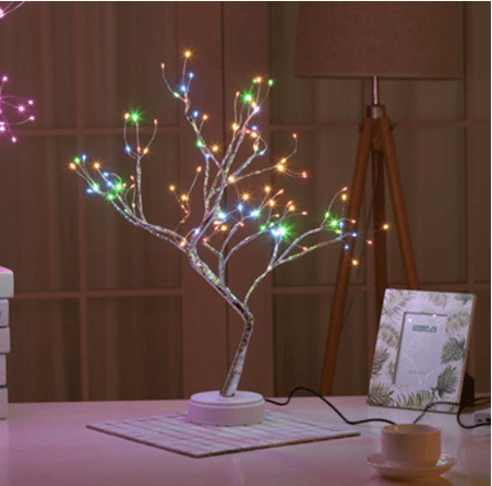 Decoration Night Light LED Pearl Tree Light Starry Touch Light - Rankz 