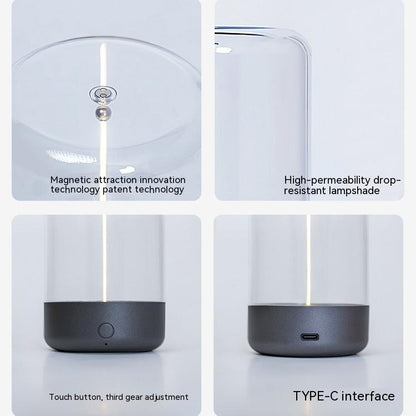 New LED Camping Light Type-c Rechargeable Portable Night Light With High Transparency And Anti Drop Creative Atmosphere Light - Rankz 