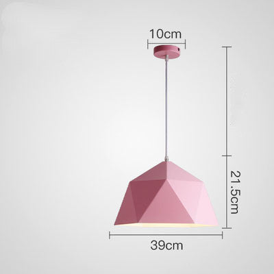 Colorful Geometric Creative Small Hanging Lamps - Rankz 
