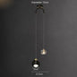 Golden Light Luxury Crystal Hanging Line Lamp Creative Bedroom - Rankz 