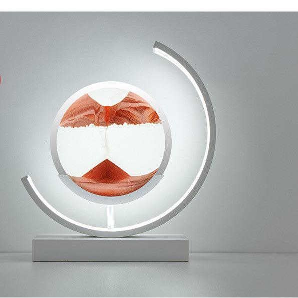 High-end Business Gifts Quicksand Painting 3D Living Room Decorations Lights Creative Lamp Led Lights - Rankz 