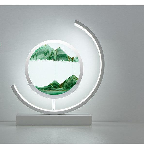 High-end Business Gifts Quicksand Painting 3D Living Room Decorations Lights Creative Lamp Led Lights - Rankz 