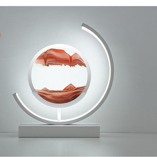 High-end Business Gifts Quicksand Painting 3D Living Room Decorations Lights Creative Lamp Led Lights - Rankz 