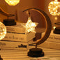 Led Moon Light Wrought Iron Ornament Light Star Shape Copper Wire Light Decorative Light USB Battery - Rankz 
