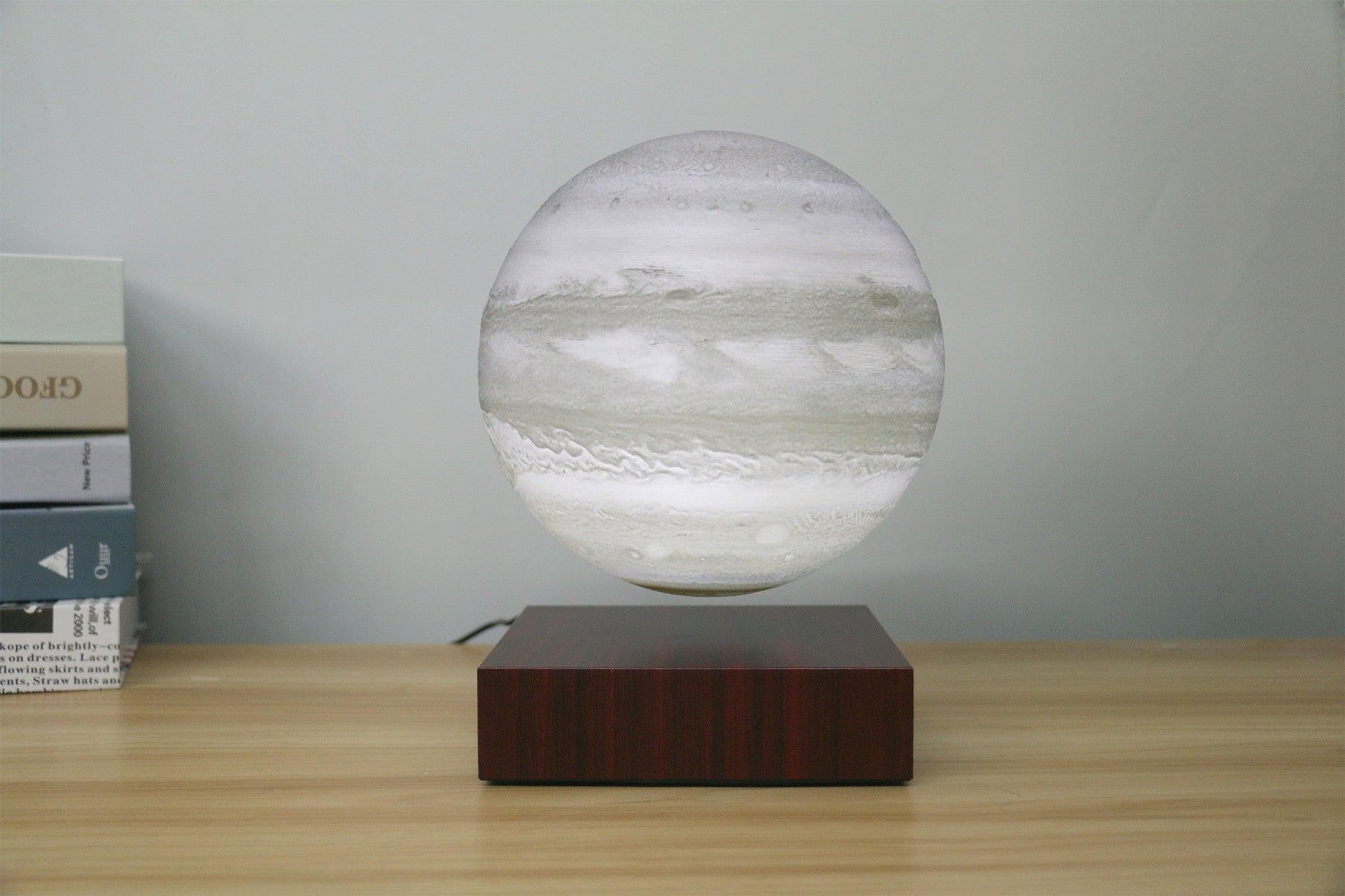 Levitating Earth Jupiter Lamp Magnetic Floating LED Night Light - Rankz 