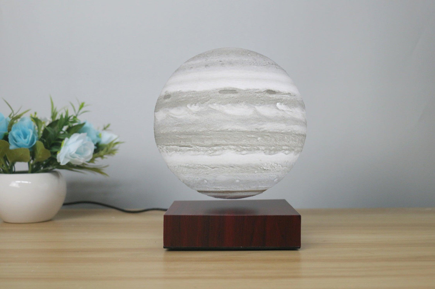 Levitating Earth Jupiter Lamp Magnetic Floating LED Night Light - Rankz 