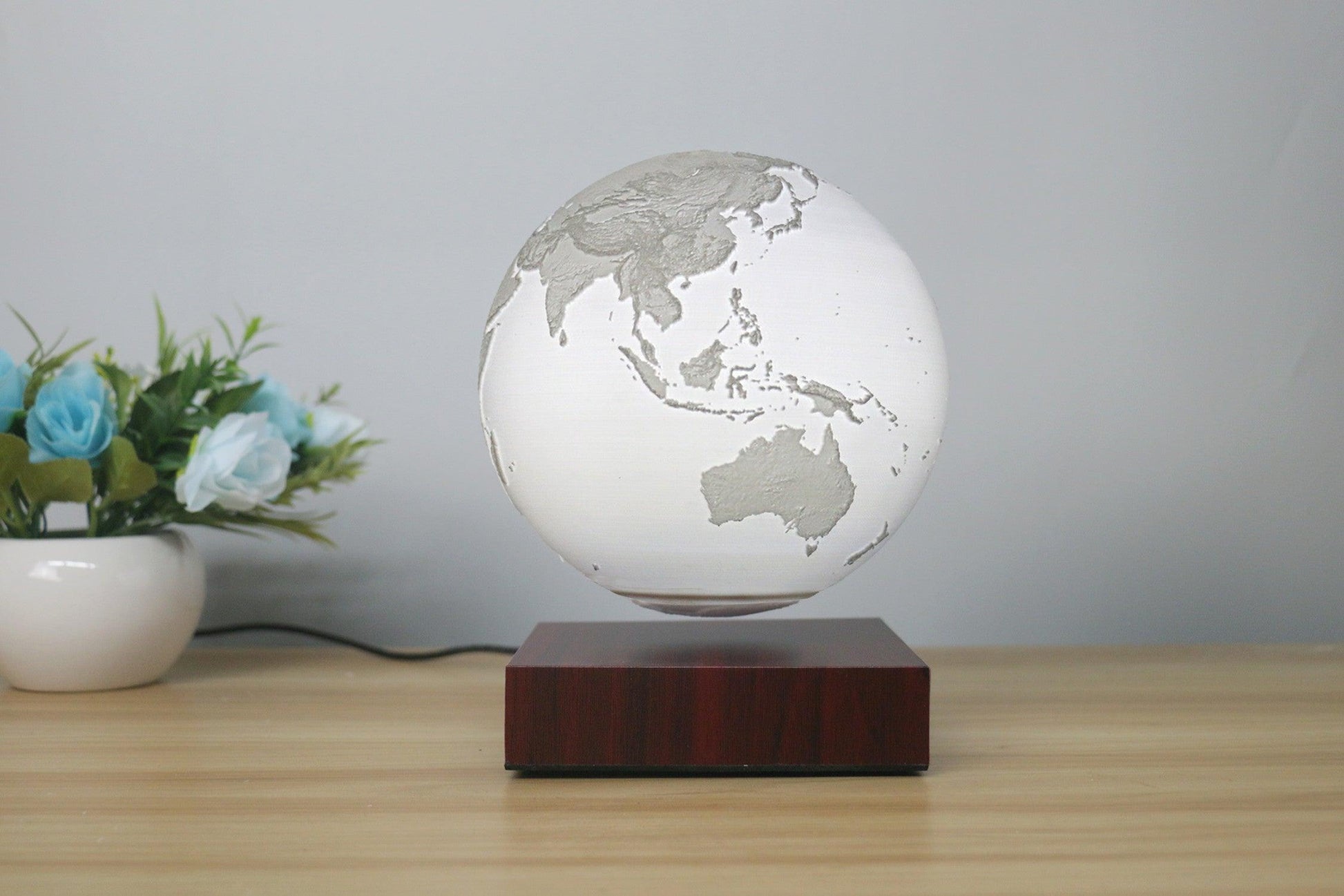 Levitating Earth Jupiter Lamp Magnetic Floating LED Night Light - Rankz 
