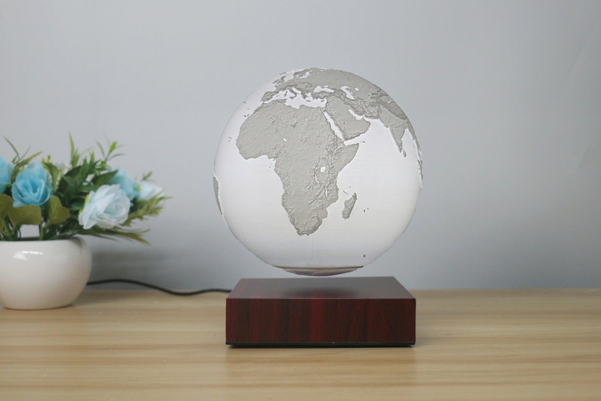 Levitating Earth Jupiter Lamp Magnetic Floating LED Night Light - Rankz 