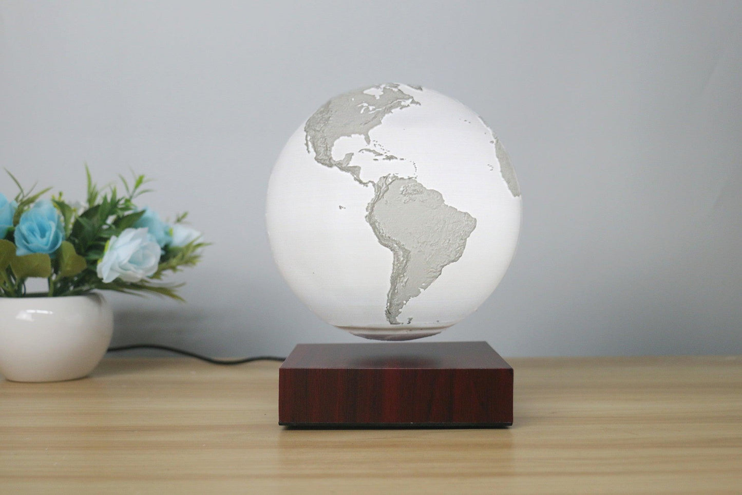 Levitating Earth Jupiter Lamp Magnetic Floating LED Night Light - Rankz 