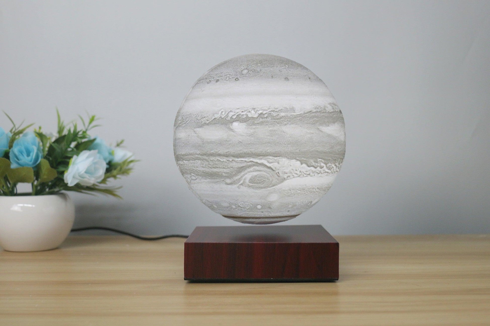 Levitating Earth Jupiter Lamp Magnetic Floating LED Night Light - Rankz 