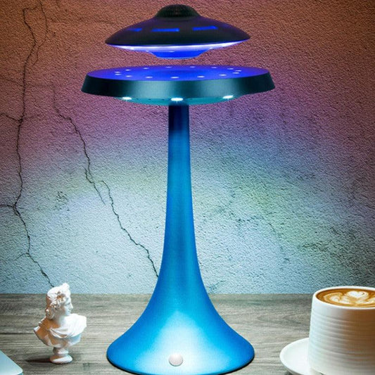 Magnetic Levitation Desk Lamp Bluetooth Subwoofer Sound Night Light - Rankz 