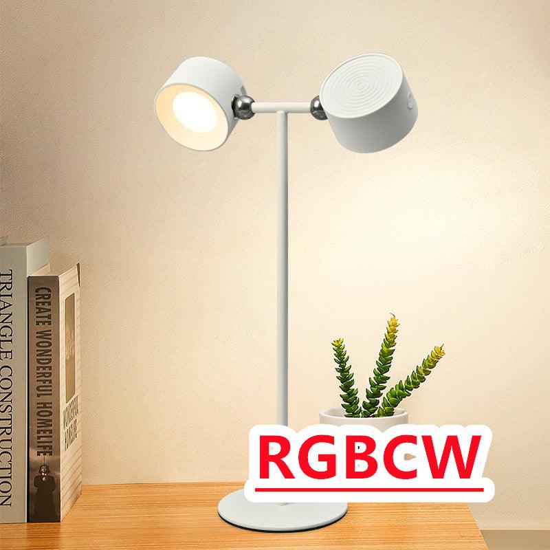 Magnetic Touchable LED USB Rechargeable Table Lamp 360 Rotate Cordless Remote Control Desk Lights Home Bedroom Wall Night Lamp - Rankz 