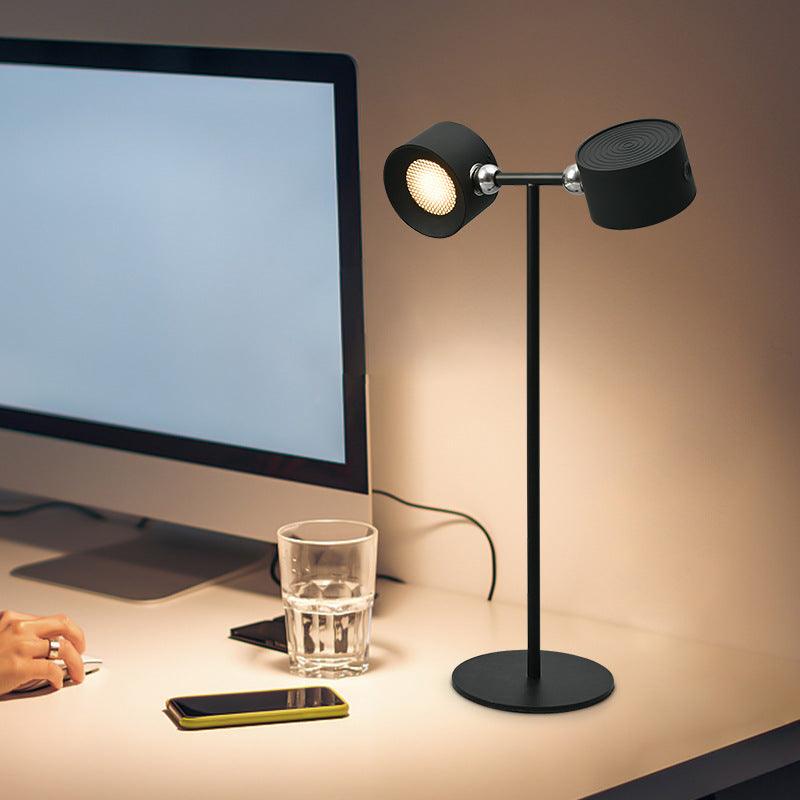 Magnetic Touchable LED USB Rechargeable Table Lamp 360 Rotate Cordless Remote Control Desk Lights Home Bedroom Wall Night Lamp - Rankz 