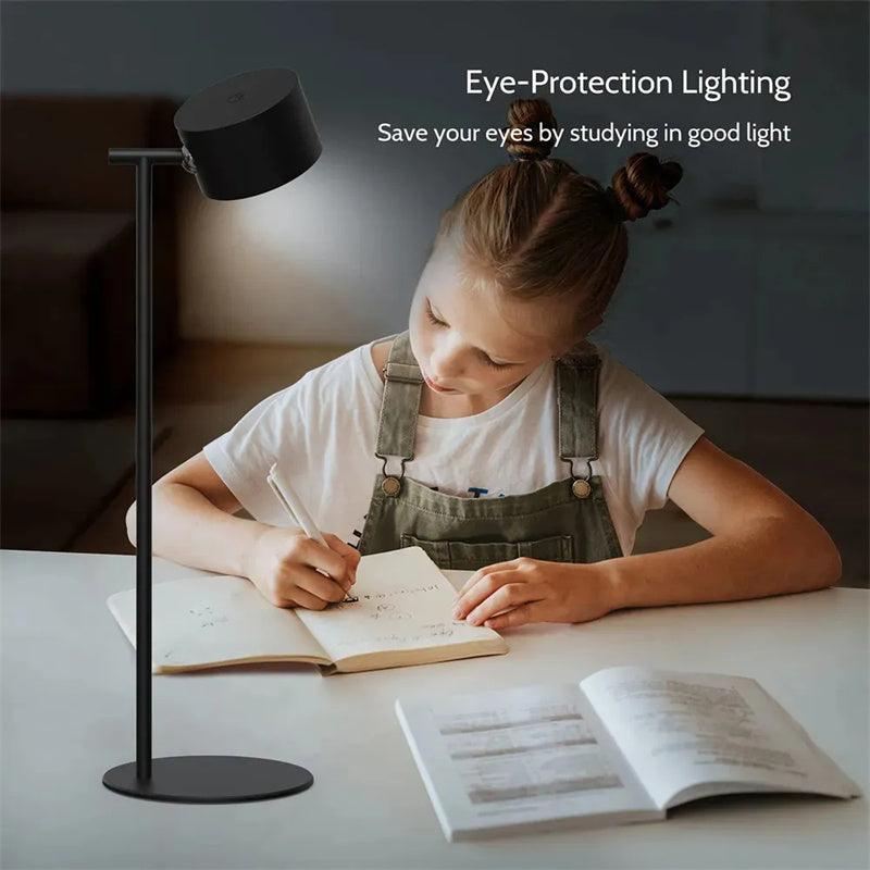 Magnetic Touchable LED USB Rechargeable Table Lamp 360 Rotate Cordless Remote Control Desk Lights Home Bedroom Wall Night Lamp - Rankz 