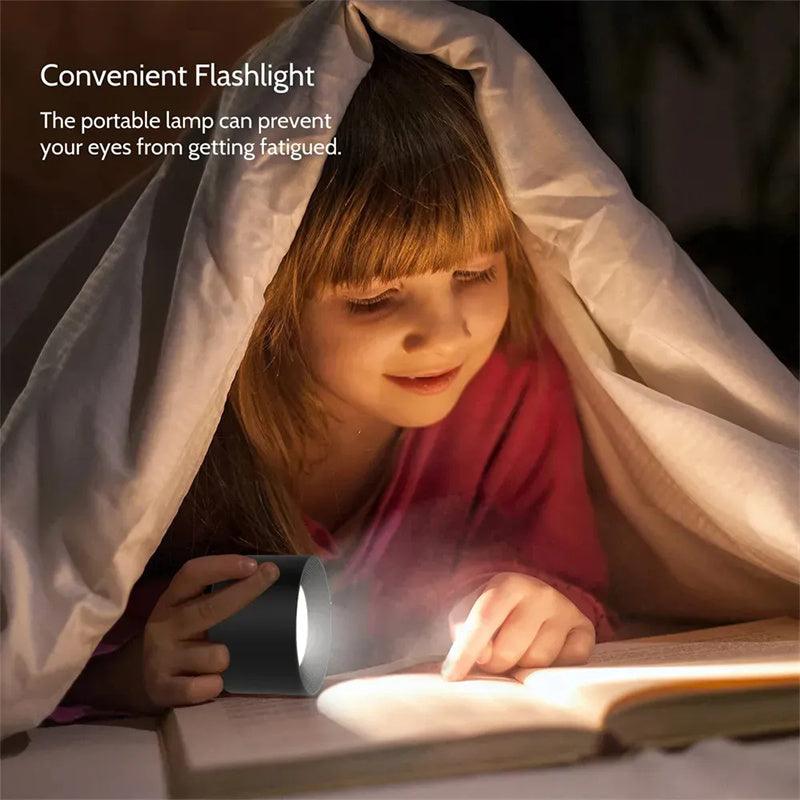 Magnetic Touchable LED USB Rechargeable Table Lamp 360 Rotate Cordless Remote Control Desk Lights Home Bedroom Wall Night Lamp - Rankz 