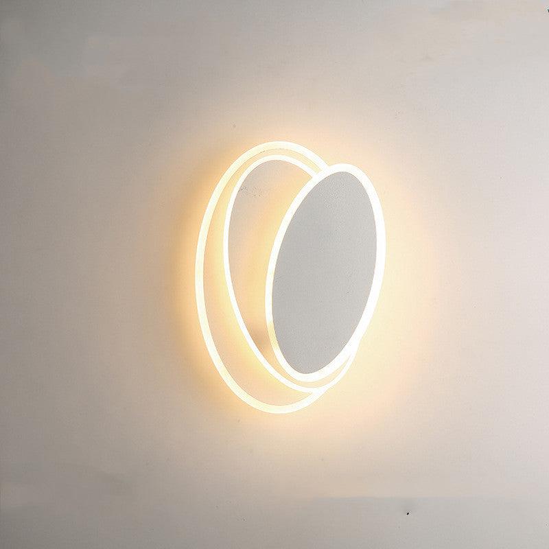 Modern Minimalist Bedroom Bedside Led Lamp, Wall Smart Light - Rankz 