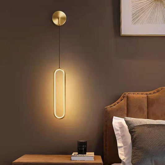 Modern Minimalist Bedside Wall Lamp Living Room Wall Light Bulb Nordic Internet Celebrity Minimalist - Rankz 