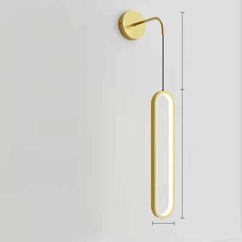 Modern Minimalist Bedside Wall Lamp Living Room Wall Light Bulb Nordic Internet Celebrity Minimalist - Rankz 