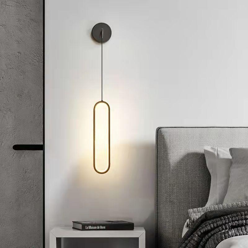 Modern Minimalist Bedside Wall Lamp Living Room Wall Light Bulb Nordic Internet Celebrity Minimalist - Rankz 
