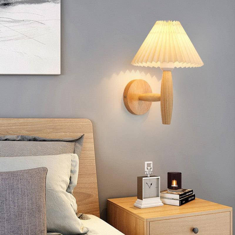 Modern Minimalist LED Pleated Umbrella Wall Lamp - Rankz 