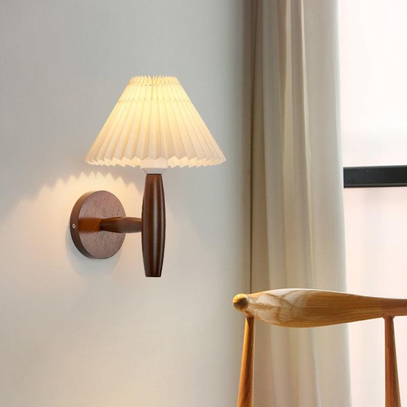 Modern Minimalist LED Pleated Umbrella Wall Lamp - Rankz 