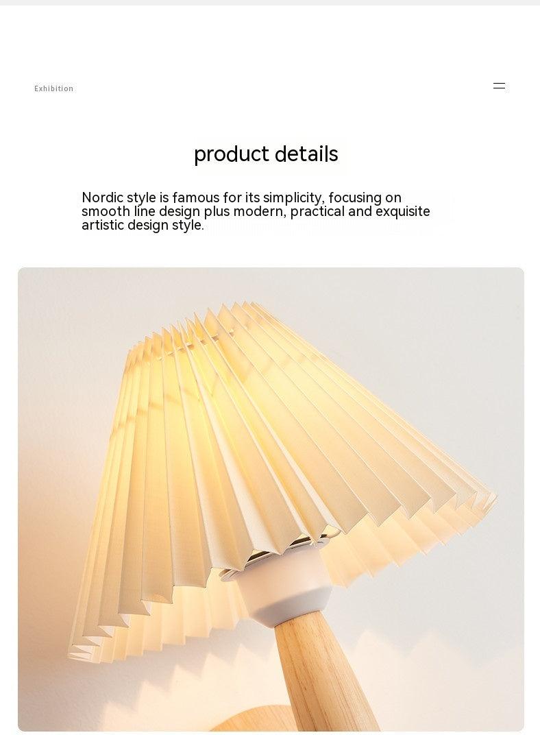 Modern Minimalist LED Pleated Umbrella Wall Lamp - Rankz 