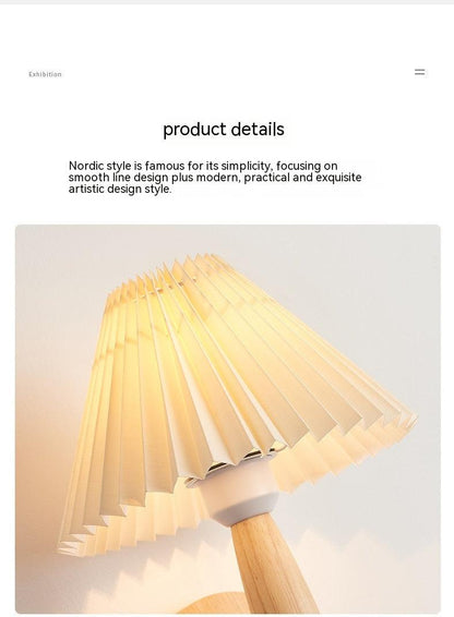 Modern Minimalist LED Pleated Umbrella Wall Lamp - Rankz 