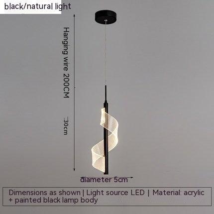 Modern Simple And Light Luxury Bedroom Bedside Chandelier - Rankz 