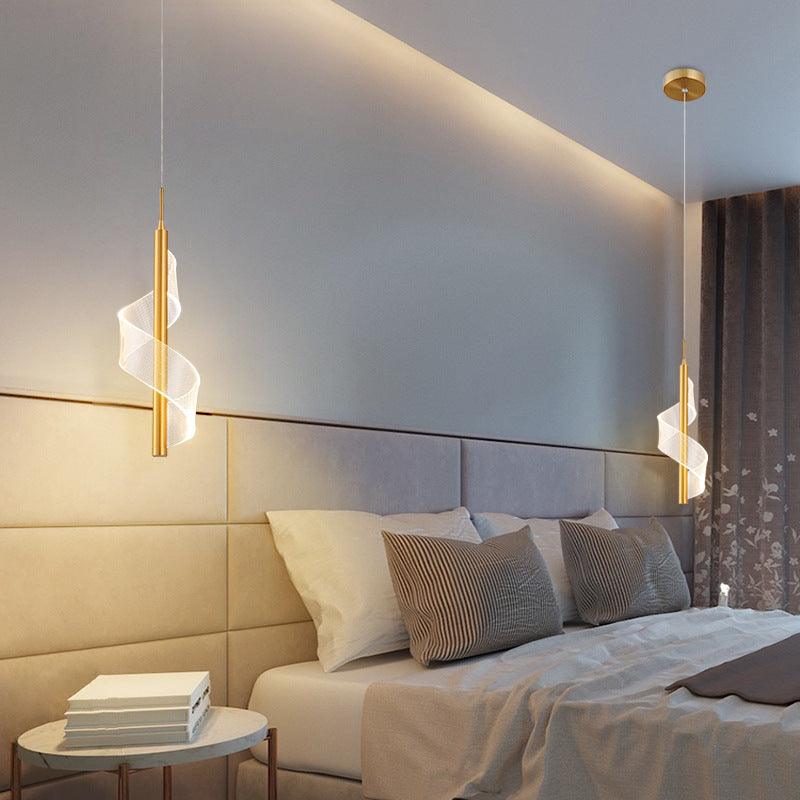 Modern Simple And Light Luxury Bedroom Bedside Chandelier - Rankz 