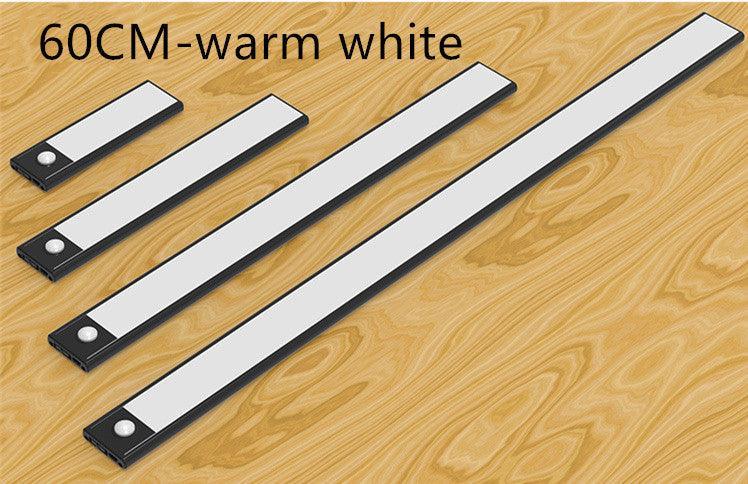 Motion Sensor LED Under Cabinet Light USB Rechargeable Wardrobe Closet Night Light For Kitchen Indoor Wall Lamps - Rankz 