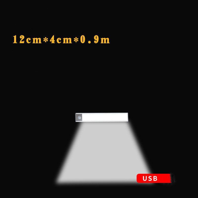Motion Sensor LED Under Cabinet Light USB Rechargeable Wardrobe Closet Night Light For Kitchen Indoor Wall Lamps - Rankz 
