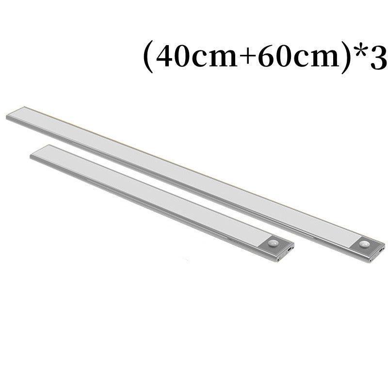 Motion Sensor LED Under Cabinet Light USB Rechargeable Wardrobe Closet Night Light For Kitchen Indoor Wall Lamps - Rankz 