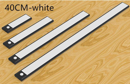 Motion Sensor LED Under Cabinet Light USB Rechargeable Wardrobe Closet Night Light For Kitchen Indoor Wall Lamps - Rankz 
